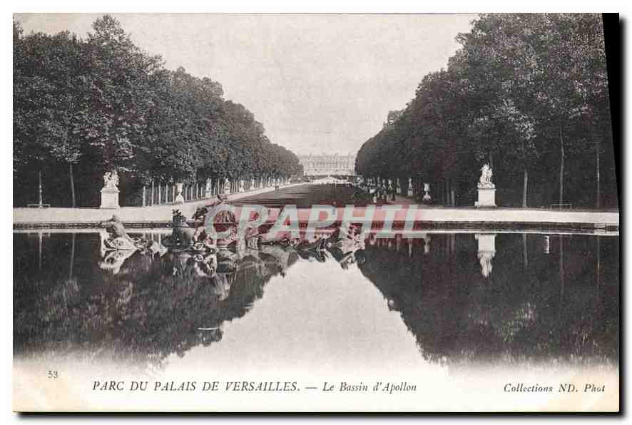 CPA Parc du Palais de Versailles Le Bassin d'Apollon 