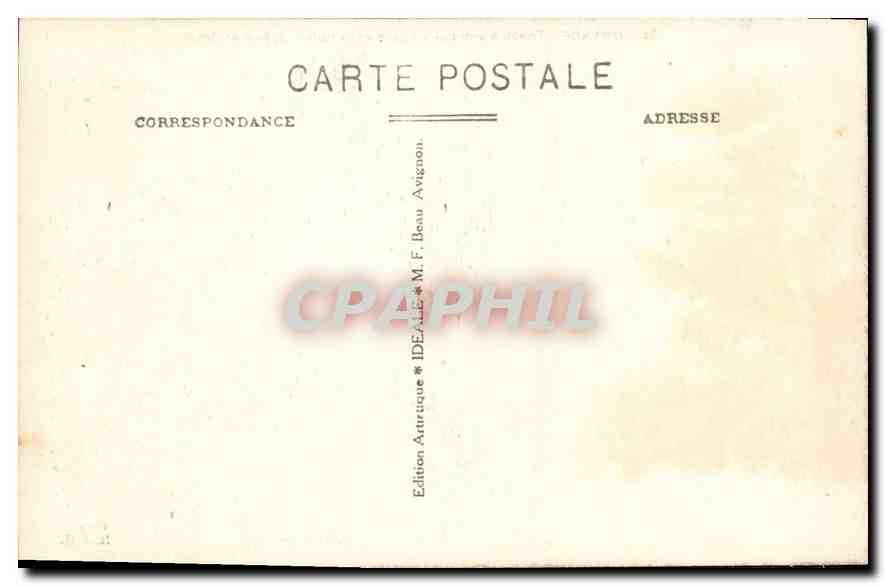 CPA Orange Theatre antique Vue d'ensemble Scene et Gradins  — Rückseite