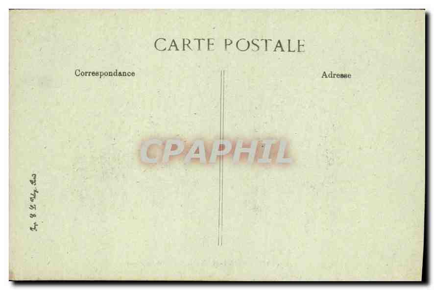CPA Saint Maximin La Bassilique  — Verso