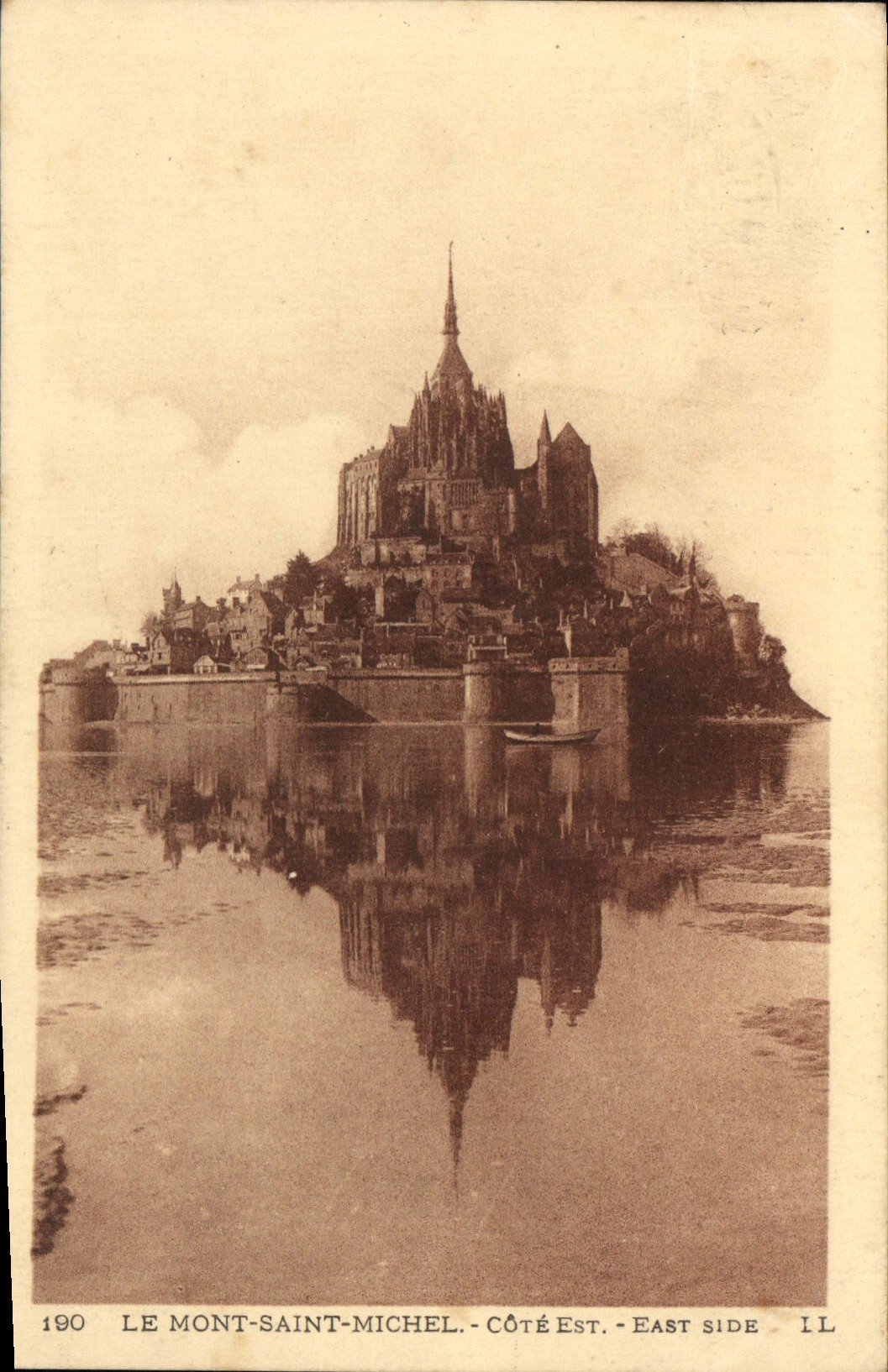 CPA Le mont Saint Michel Cote Est Side 