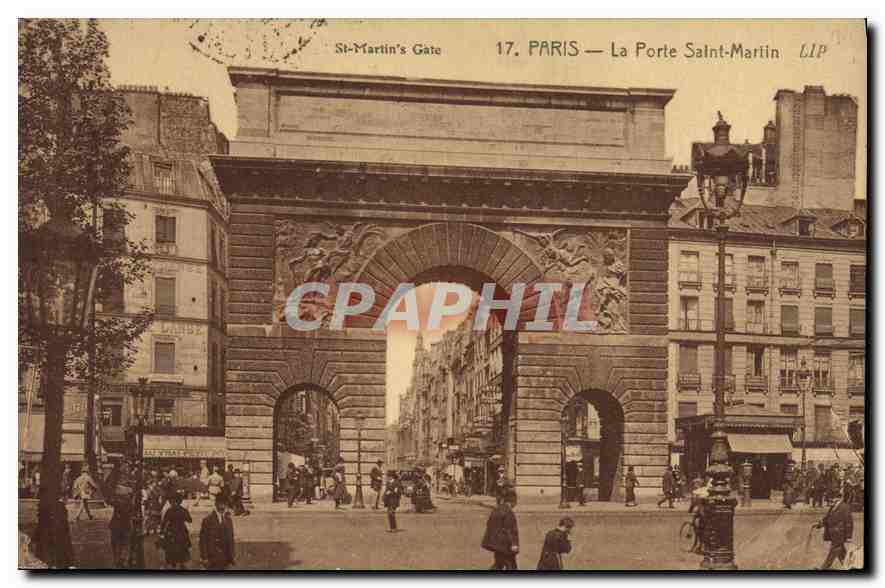 CPA Paris La Porte Saint Martin 