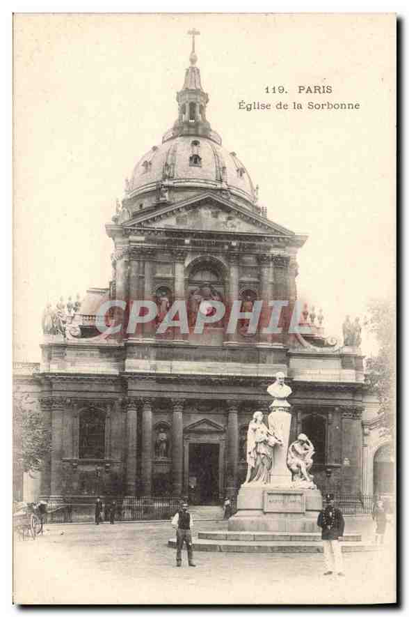 CPA Paris Eglise de la Sorbonne 