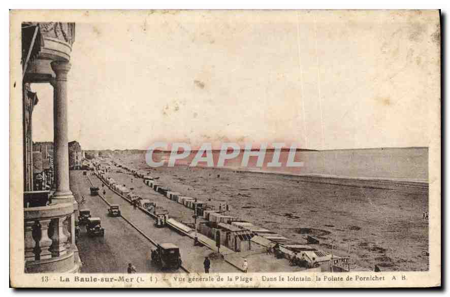 CPA La Baule sur Mer L I Vue generale de la Plage 