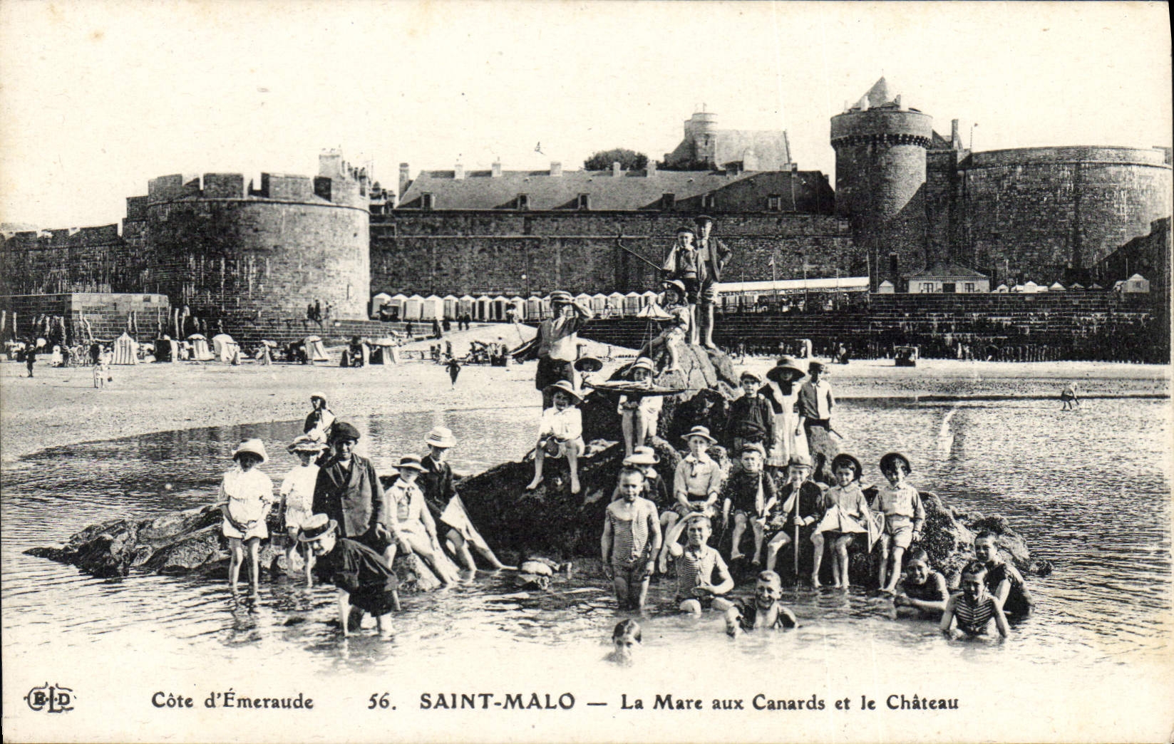 Saint-Malo — La Mare aux Canards et le Château — B.L.D. n° 56
