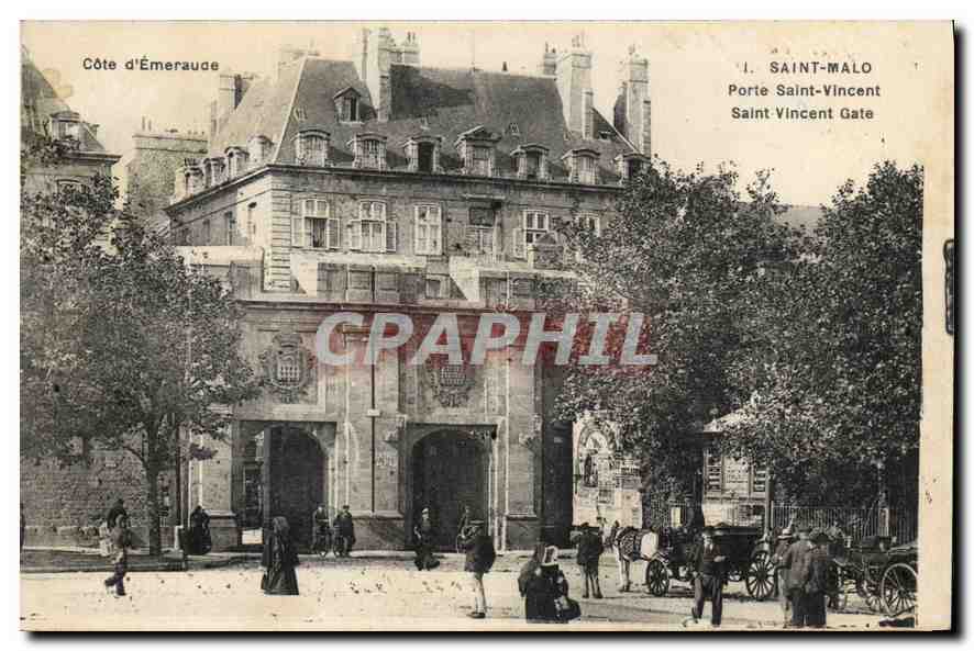 Porte Saint-Vincent — Saint-Malo — éditeur inconnu, n° de série non visible