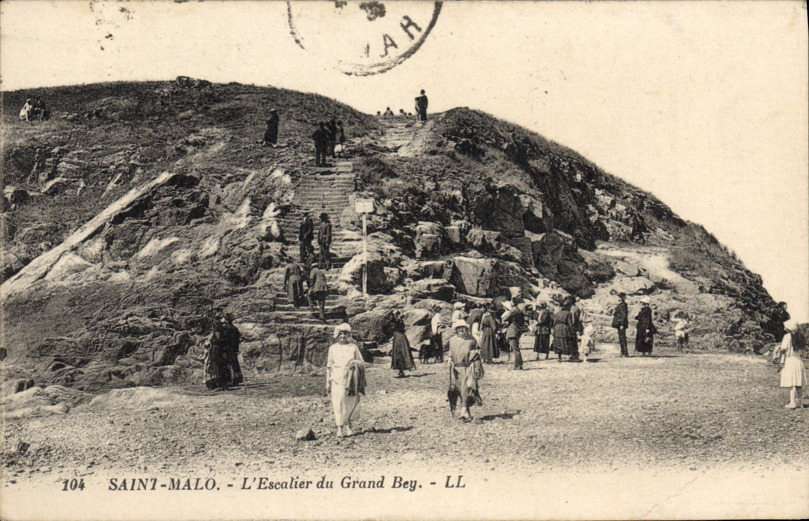 Saint-Malo - L'Escalier du Grand Bey — LL, n°104