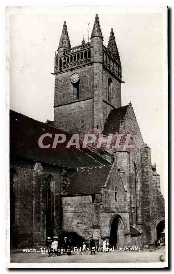 CPA Quimperle Eglise S Michel 