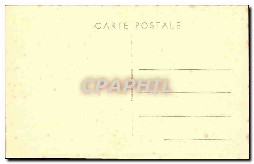 CPA Souvenir de Lamartine Milly Lamartine Le Monsard et le buste de Lamartine  — Rückseite