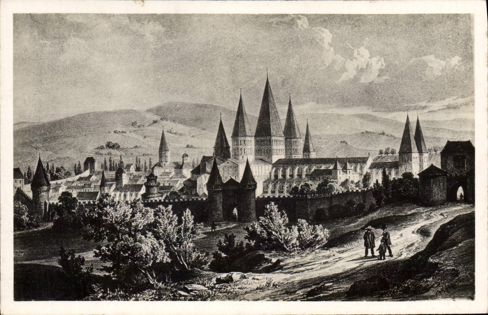 CPA Cluny S et L Vallee Noire Guillaume le Pieux 