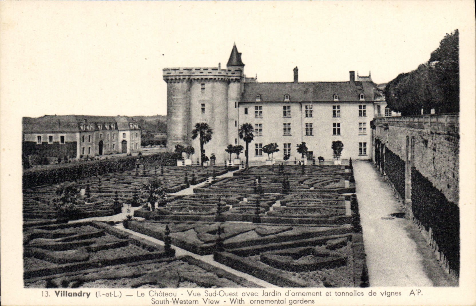 CPA Villandry I et L Le Chateau 