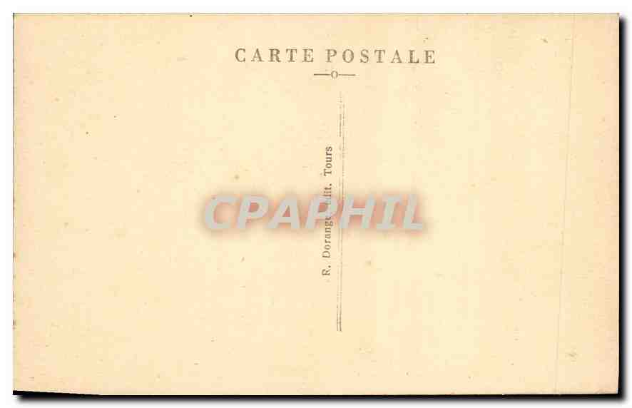 CPA Villandry I et L Le Chateau Galerie renfermant la collection Carvallo — Rückseite