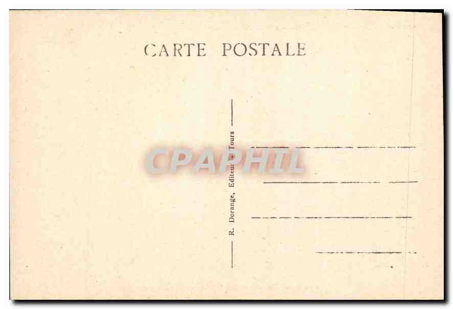 CPA Chenonceaux I et L Le Chateau  — Rückseite