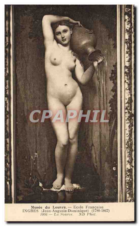 CPA Musee du Louvre Ecole Francaise Ingres Jeand Auguste Dominigue La Source 