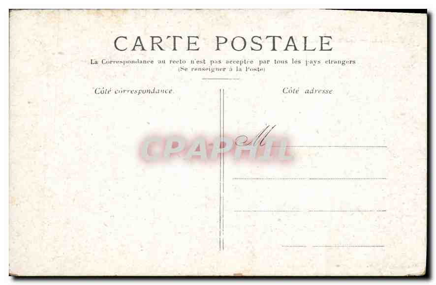 CPA Paris Gare de l'Est boulevard de Strasbourg  — Rückseite