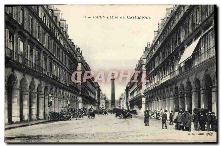 CPA Paris Rue de Castiglione 