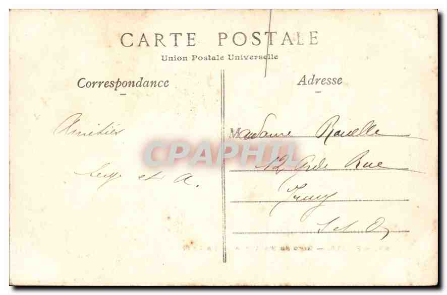 CPA Paris Bois de Boulogne  — Rückseite