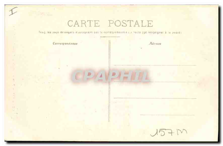 CPA Dijon Porte principale de l'Eglise Saint Michel  — Rückseite