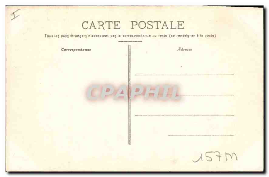 CPA Dijon Place Edgard Quinet abside St Michel  — Rückseite