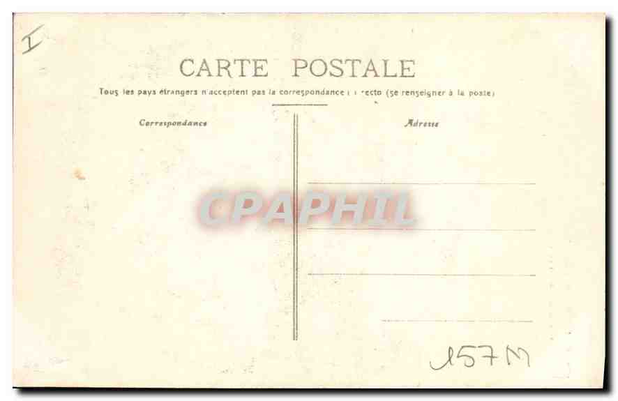 CPA Dijon Square des Ducs et Tour de l'Hotel de Viille  — Verso