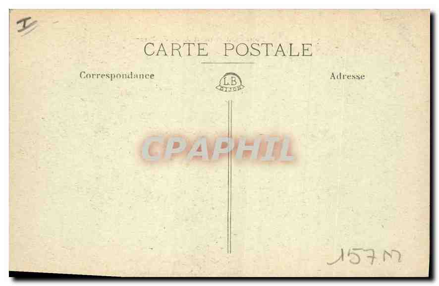 CPA Dijon Potre Saint Pierre et Allees du Parc  — Rückseite