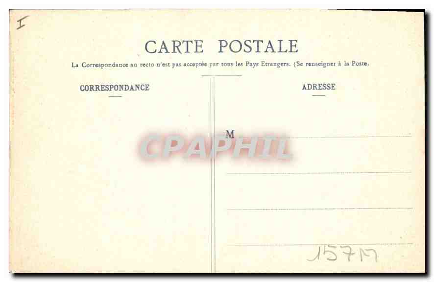 CPA Dijon Eglise Sainte Anne Maitre Autel  — Rückseite