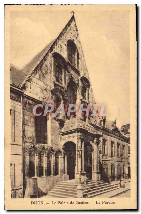 CPA Dijon Le Palais de Justice Le Porche 