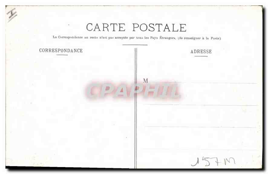 CPA Dijon Square de la Place Darey Chateau d'Ean  — Verso