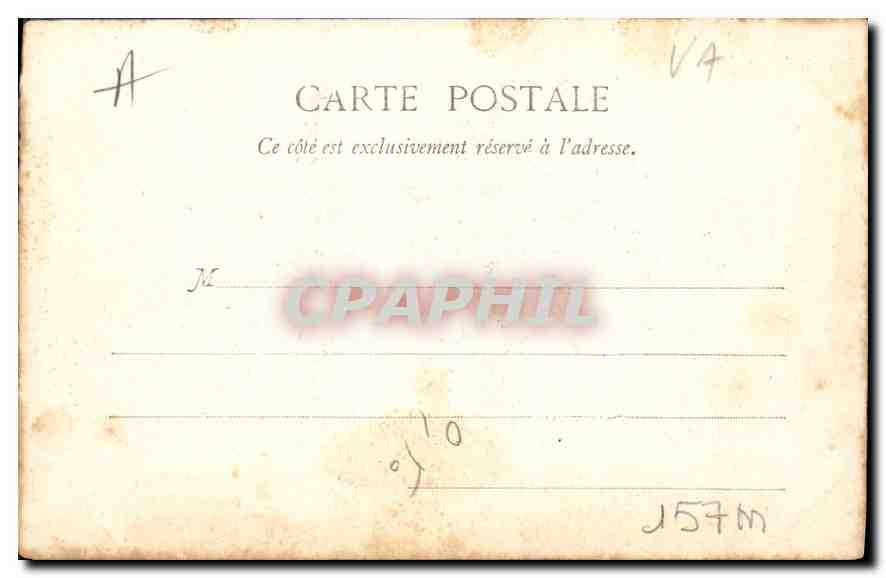 CPA Dijon monument Carnot  — Rückseite