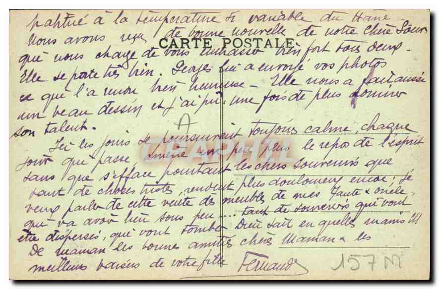 CPA Dijon maison Milsand dite des Ambassadeurs  — Rückseite