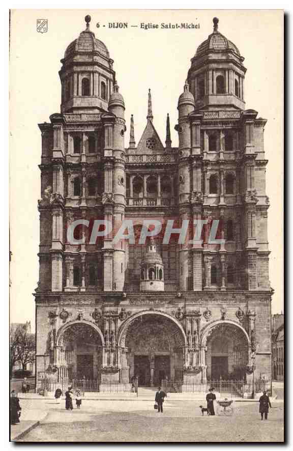 CPA Dijon eglise Saint Michel 