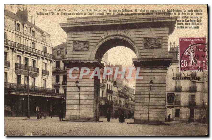 CPA Dijon porte Guillaume du nom Guillaume 