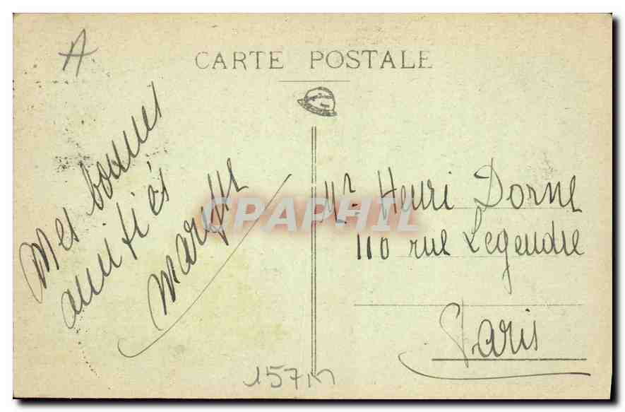 CPA Dijon porte Guillaume du nom Guillaume  — Rückseite