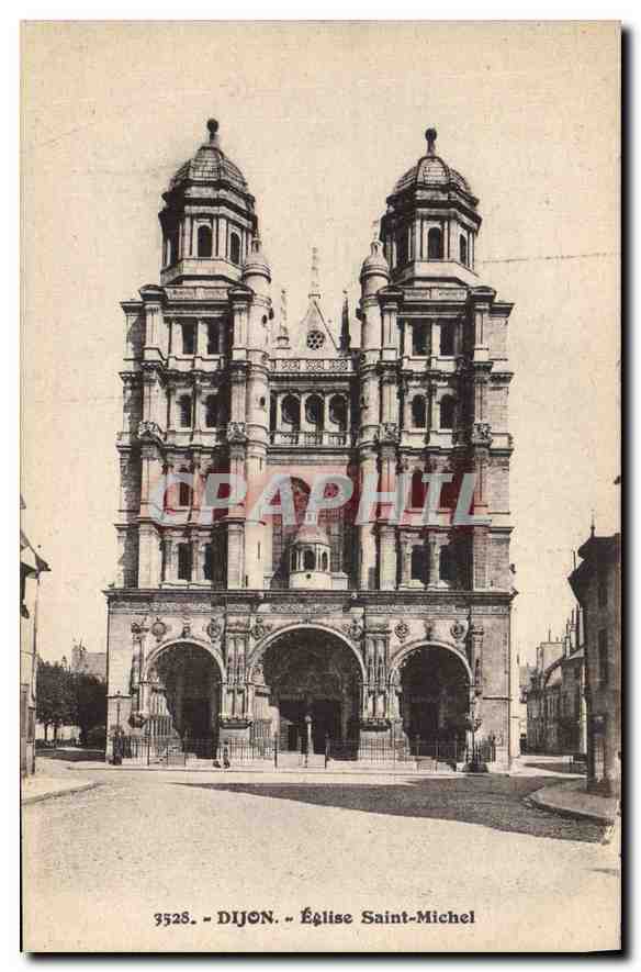 CPA Dijon eglise Saint Michel 