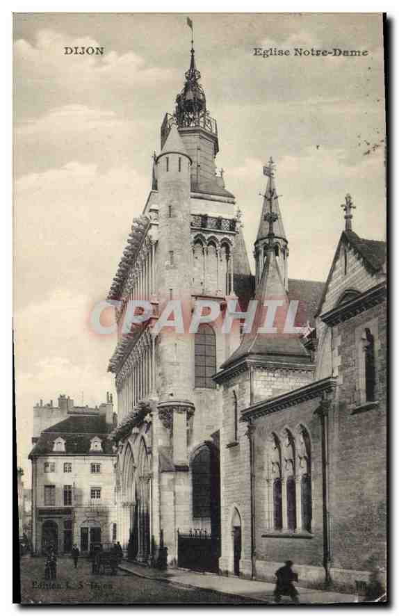 CPA Dijon eglise Notre Dame 