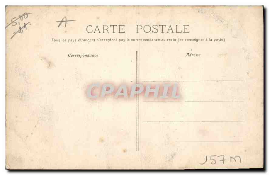 CPA Dijon Bastion et jardin de l'hopital  — Rückseite