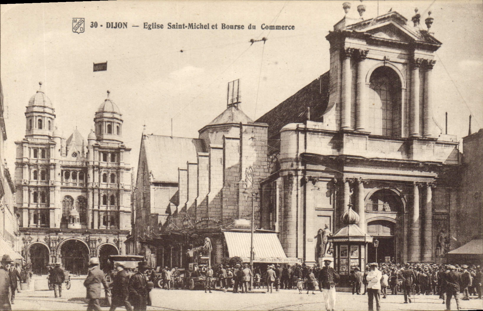 Dijon — Iglesia de San Miguel y Bolsa de Comercio — M. DARD