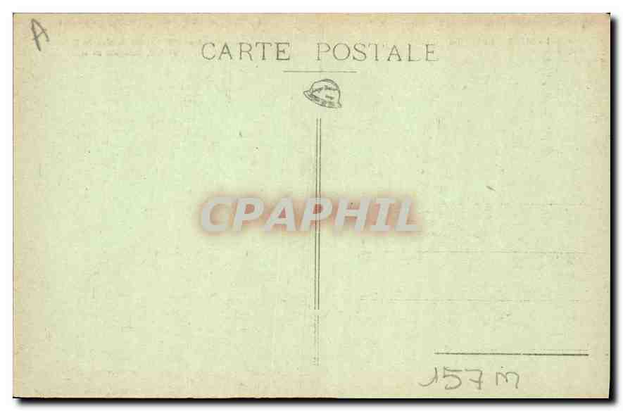 CPA Dijon le Theatre commence en 1810 sur les dessins du Dijonnais Cellerier inaugure en 1828 Tramwa — Rückseite