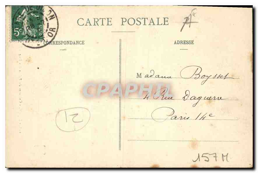 CPA Dijon cuisines du palais des Ducs  — Verso