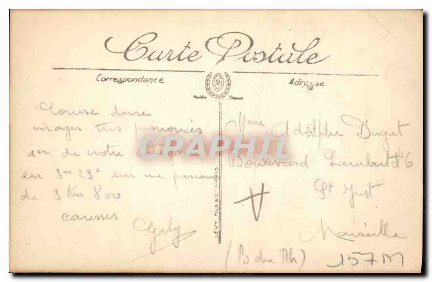 CPA Dijon Ensemble de eglise Notre Dame  — Verso