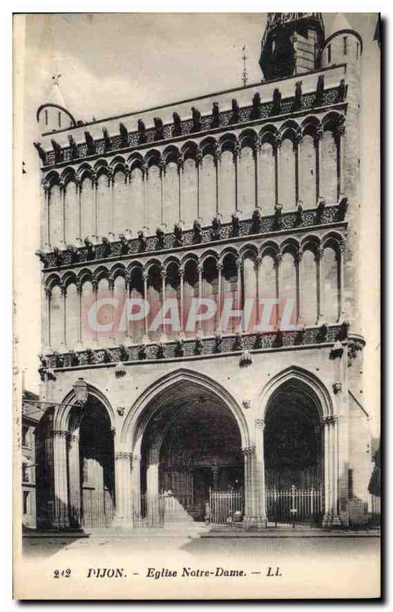 CPA Dijon Eglise Notre Dame 