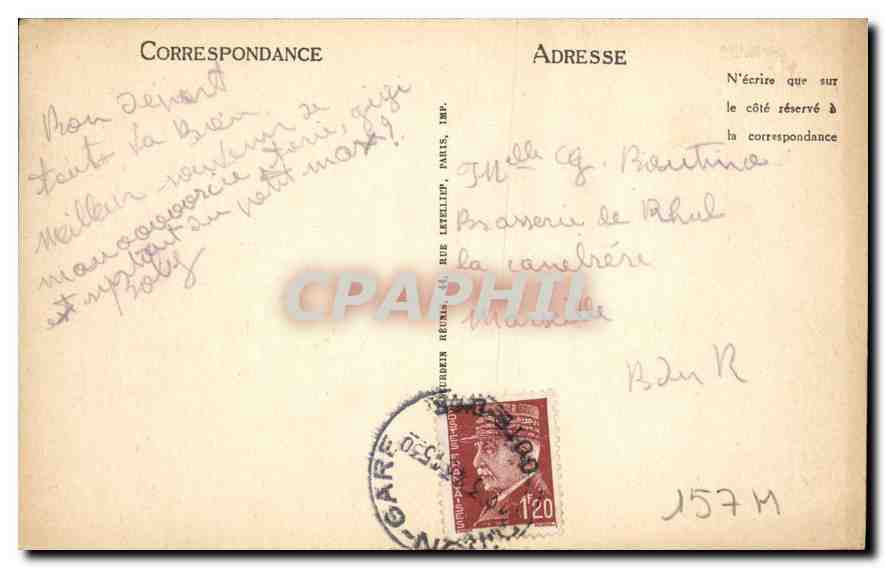CPA Dijon Eglise Notre Dame  — Rückseite