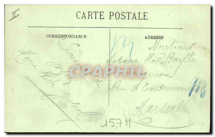 CPA Dijon entree des Allees du parc  — Rückseite