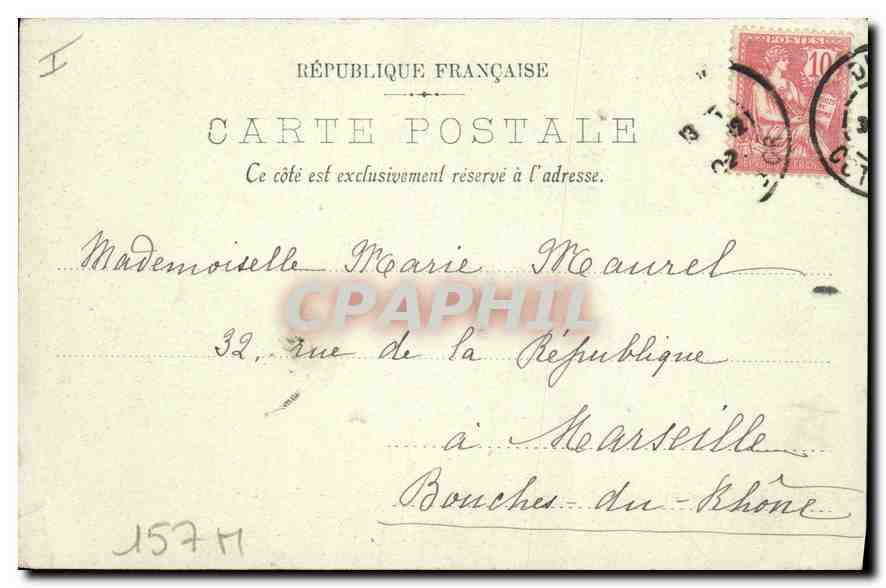 CPA Dijon l'ancien Couvent des Chartreux portail de la Chapelle  — Rückseite