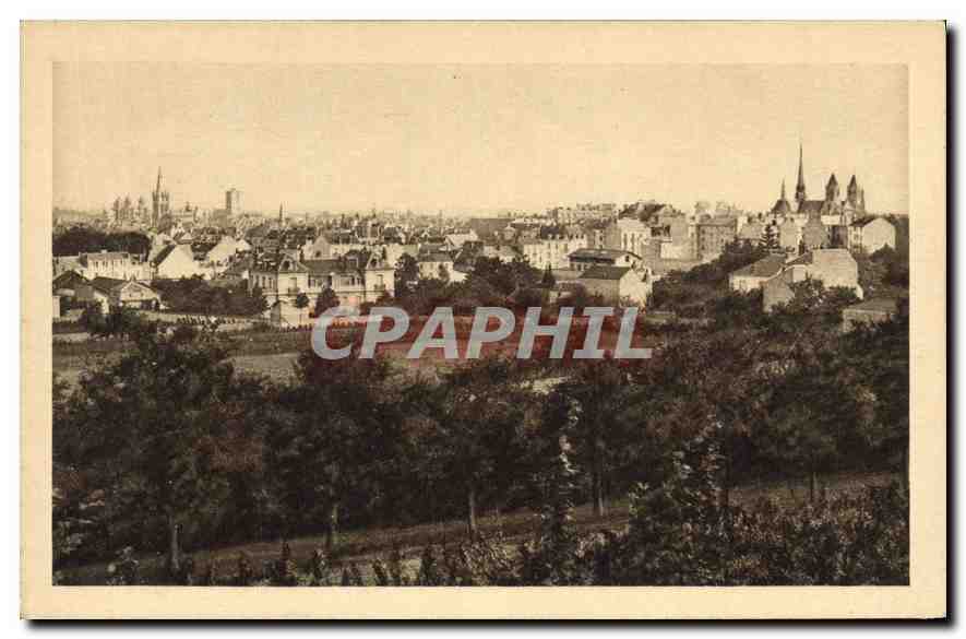 CPA Dijon vue generale prise de Montchapet 
