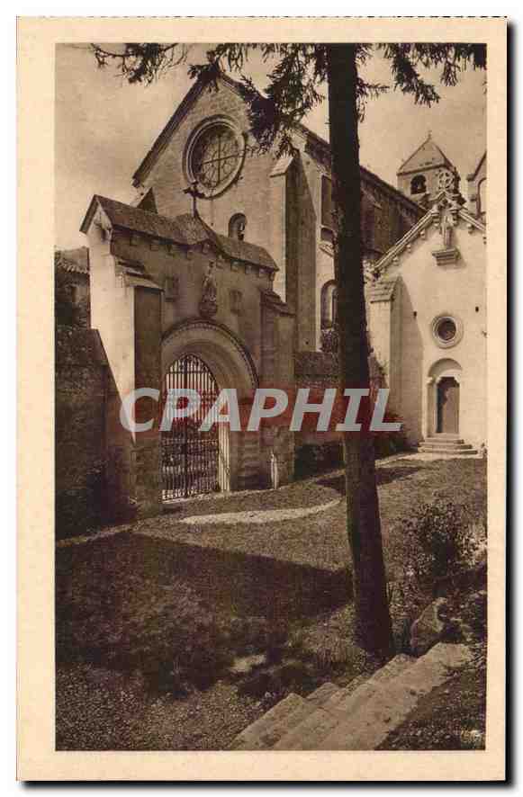 CPA Abbaye de Senanque Gordes Vaucluse entree de l'Abbaye 