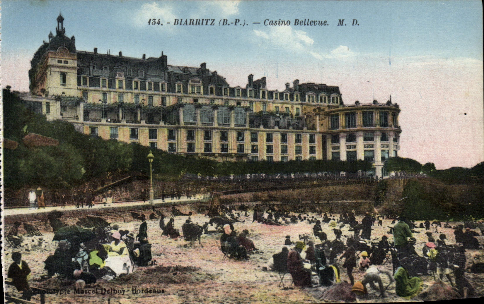 CPA Biarritz B P casino Bellevue 