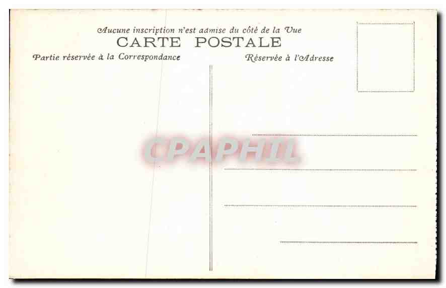 CPA Biarritz B P chateau Basque et la Rhune  — Rückseite