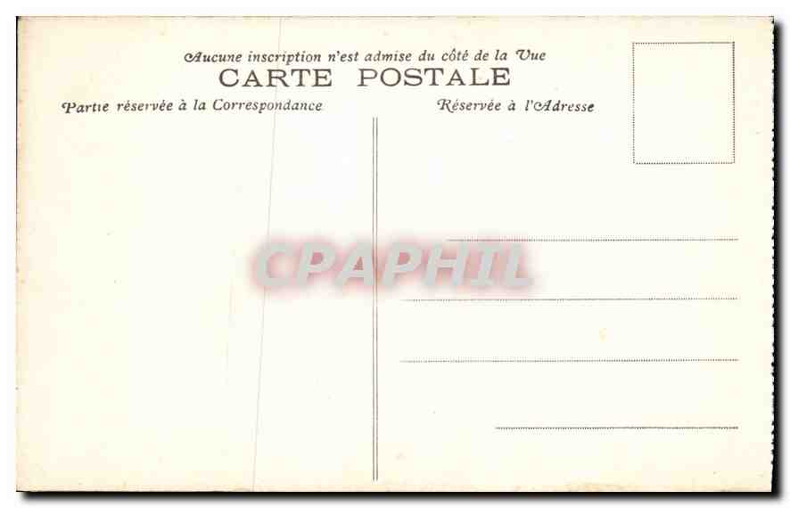 CPA Biarritz B P Vague au port des Pecheurs Eglise Saint Eugenie  — Rückseite