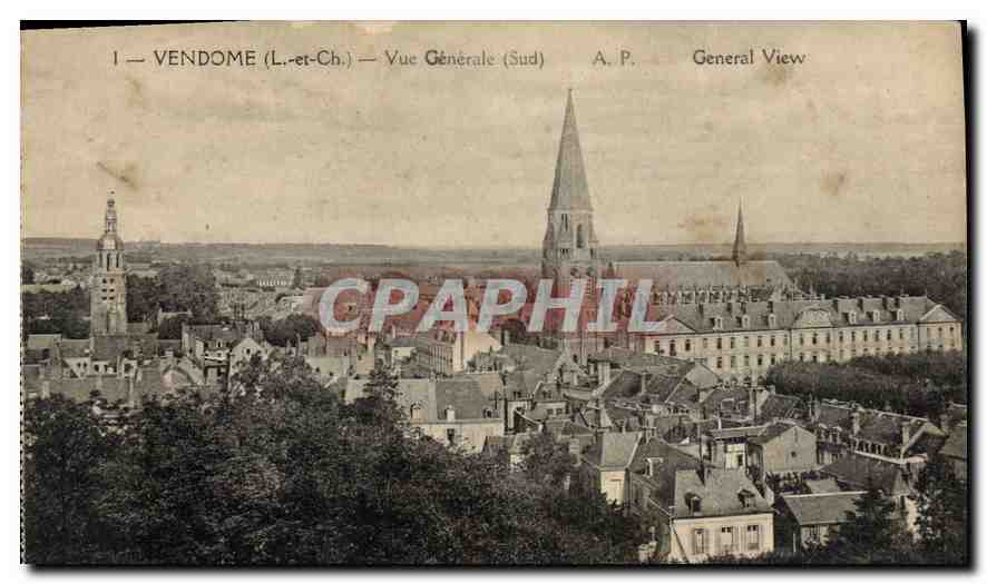 CPA Vendome L et Ch vue generale Sud 