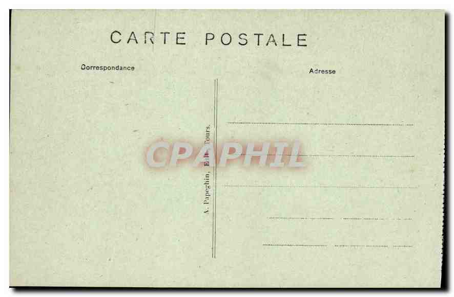 CPA Vendome L et Ch l'eglise de la Trinite Mon His XIV et XV siecle  — Rückseite